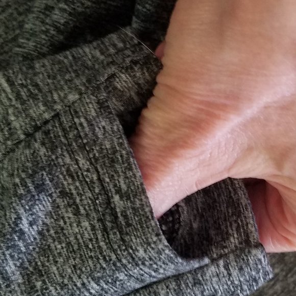 Athleta Uptempo Elevate Zippered Hoodie - Grey/Black - S - Picture 9 of 9